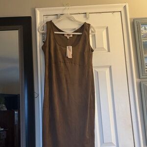Philosophy Brown Midi Dress